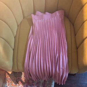H&M Soft Pink A-Line Skirt